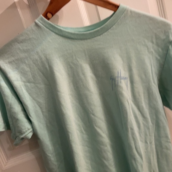 Guy Harvey shirt aqua Small short sleeve - Picture 4 of 16
